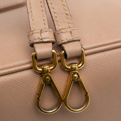 Small Saffiano Lux Promenade Satchel