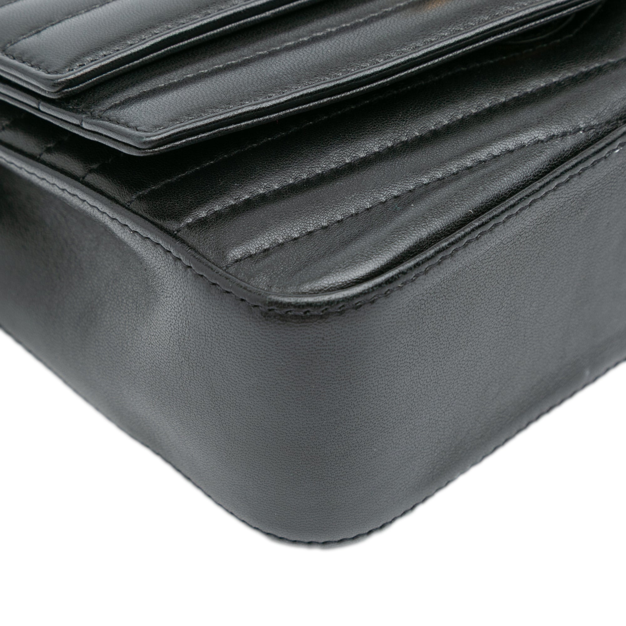 Small Chevron Lambskin Monogram Sulpice Bag