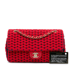 Medium Wool Braided Pattern Single Flap_9