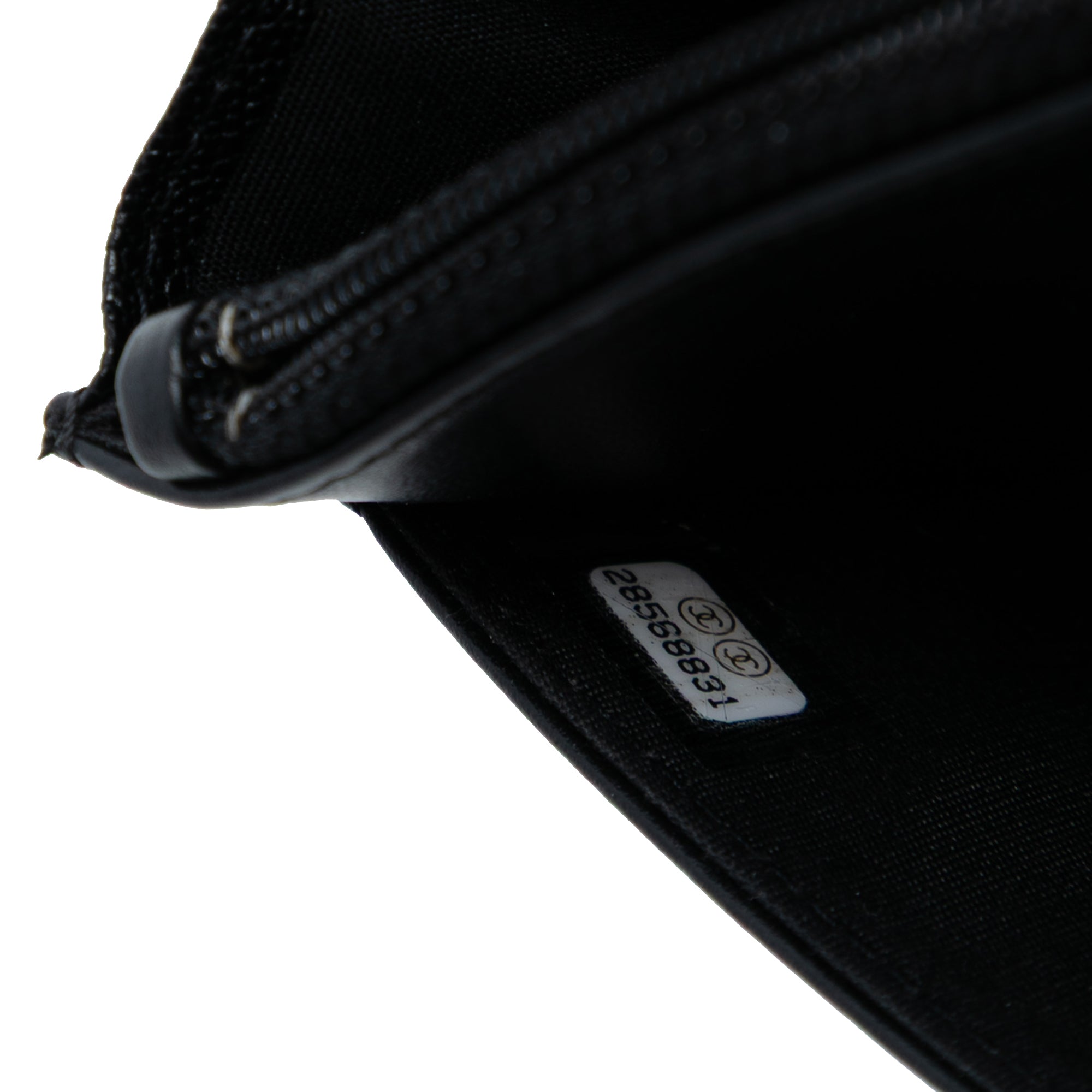 Quilted Caviar Boy Wallet on Chain