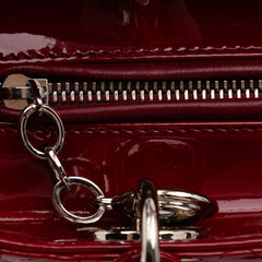 Medium Patent Cannage Lady Dior