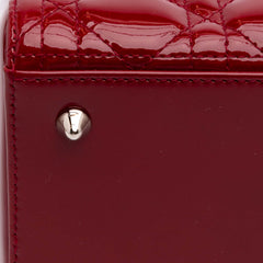Medium Patent Cannage Lady Dior