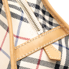 Nova Check Canvas Handbag