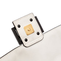 Joshua Vides California Sky Medium Embossed Leather Baguette Satchel