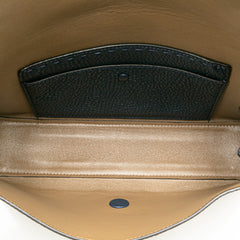 Leather Selleria Baguette Satchel