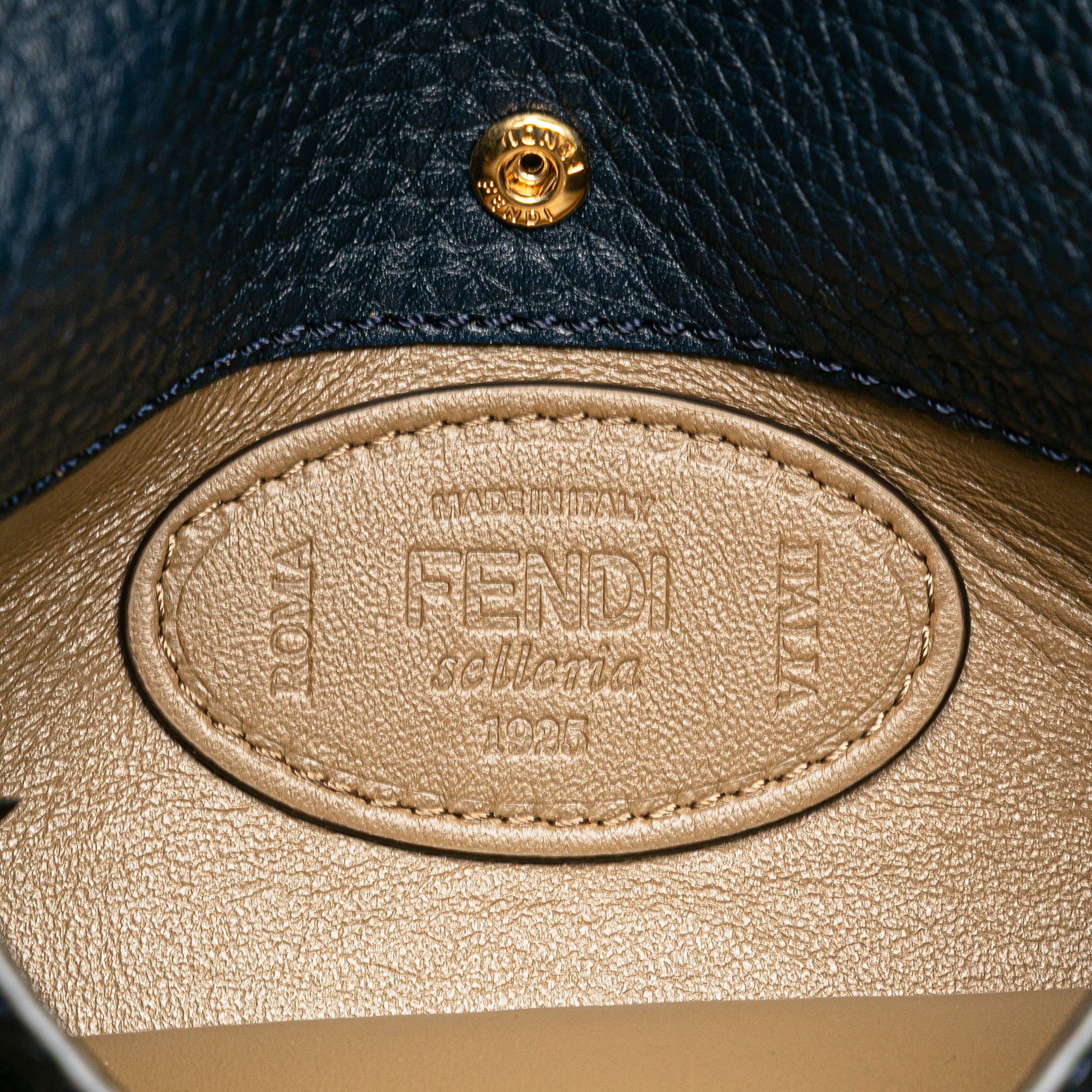 Leather Selleria Baguette Satchel