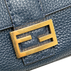 Leather Selleria Baguette Satchel