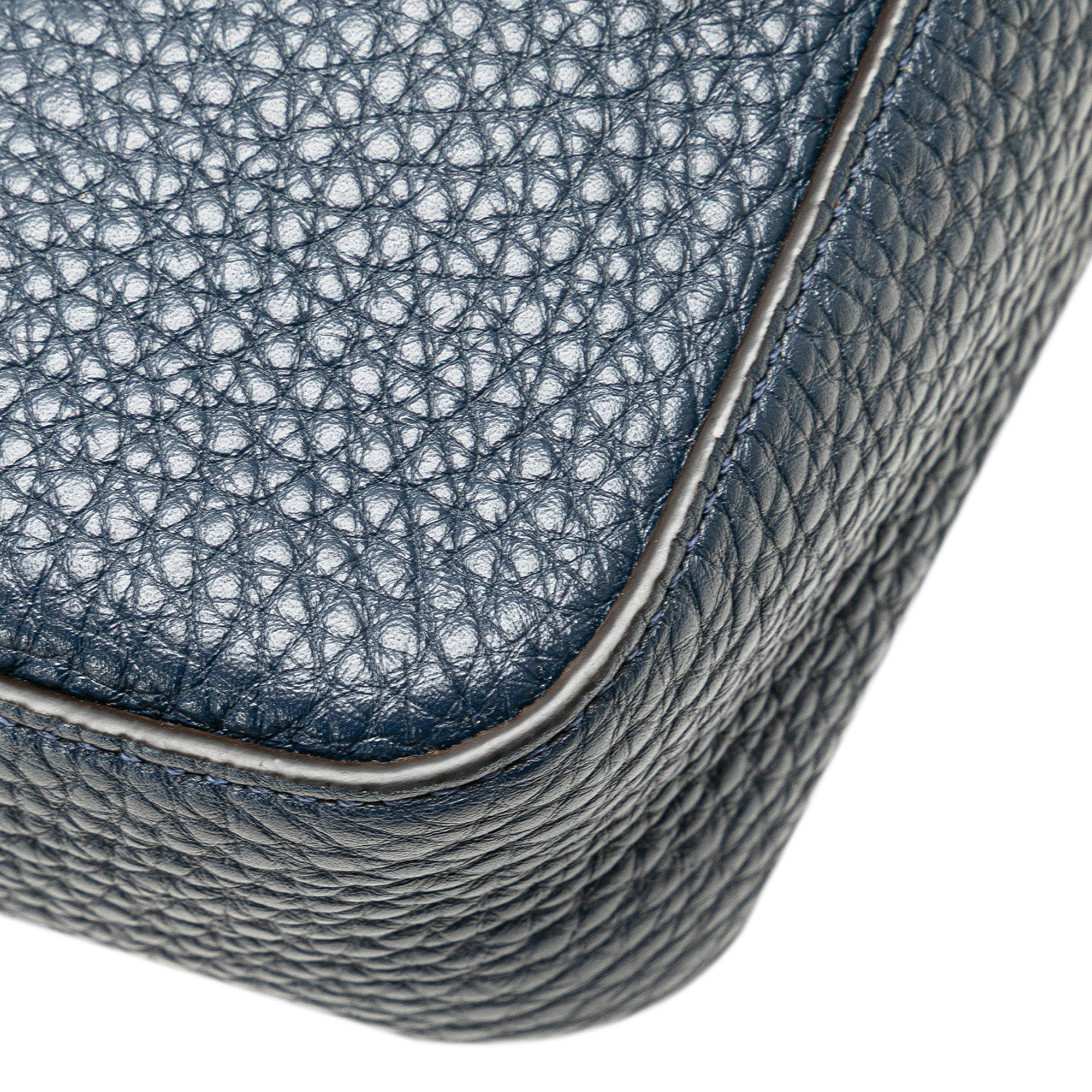 Leather Selleria Baguette Satchel
