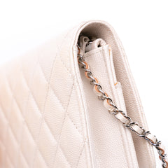 Quilted Caviar Golden Class Wallet On Chain