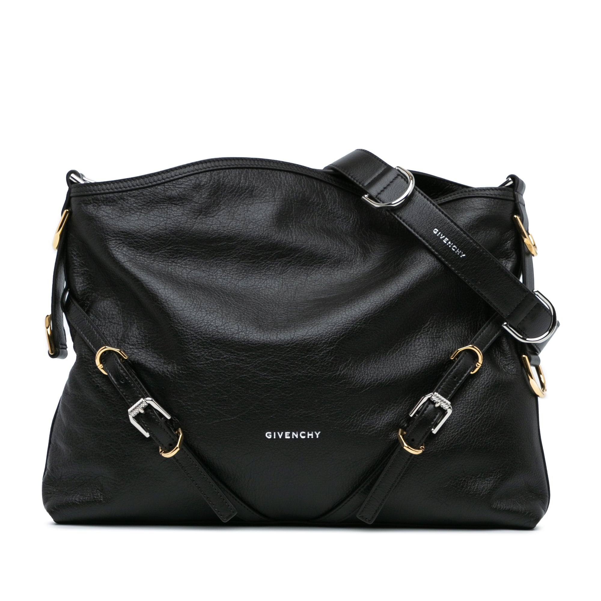 Medium Leather Voyou Crossbody