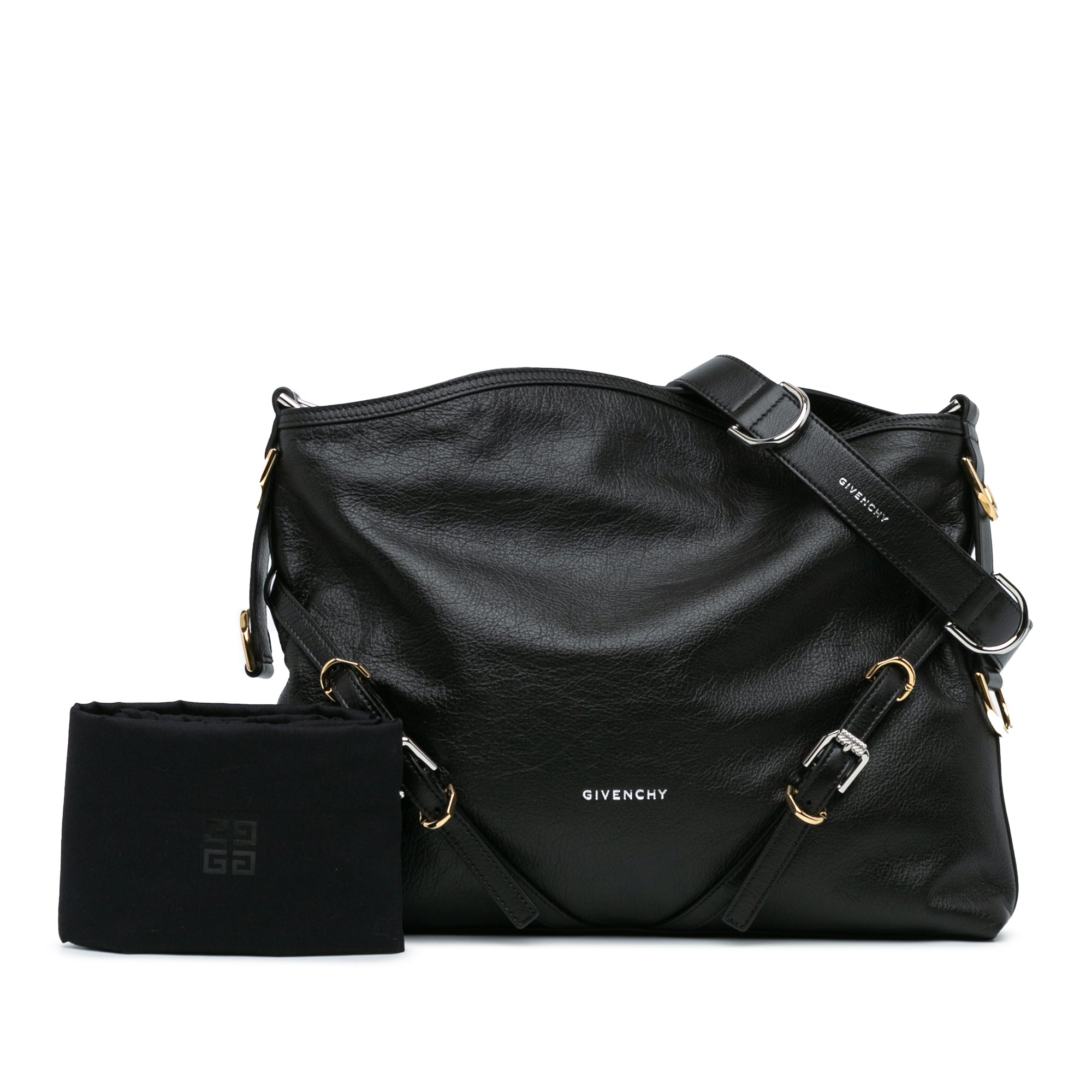 Medium Leather Voyou Crossbody