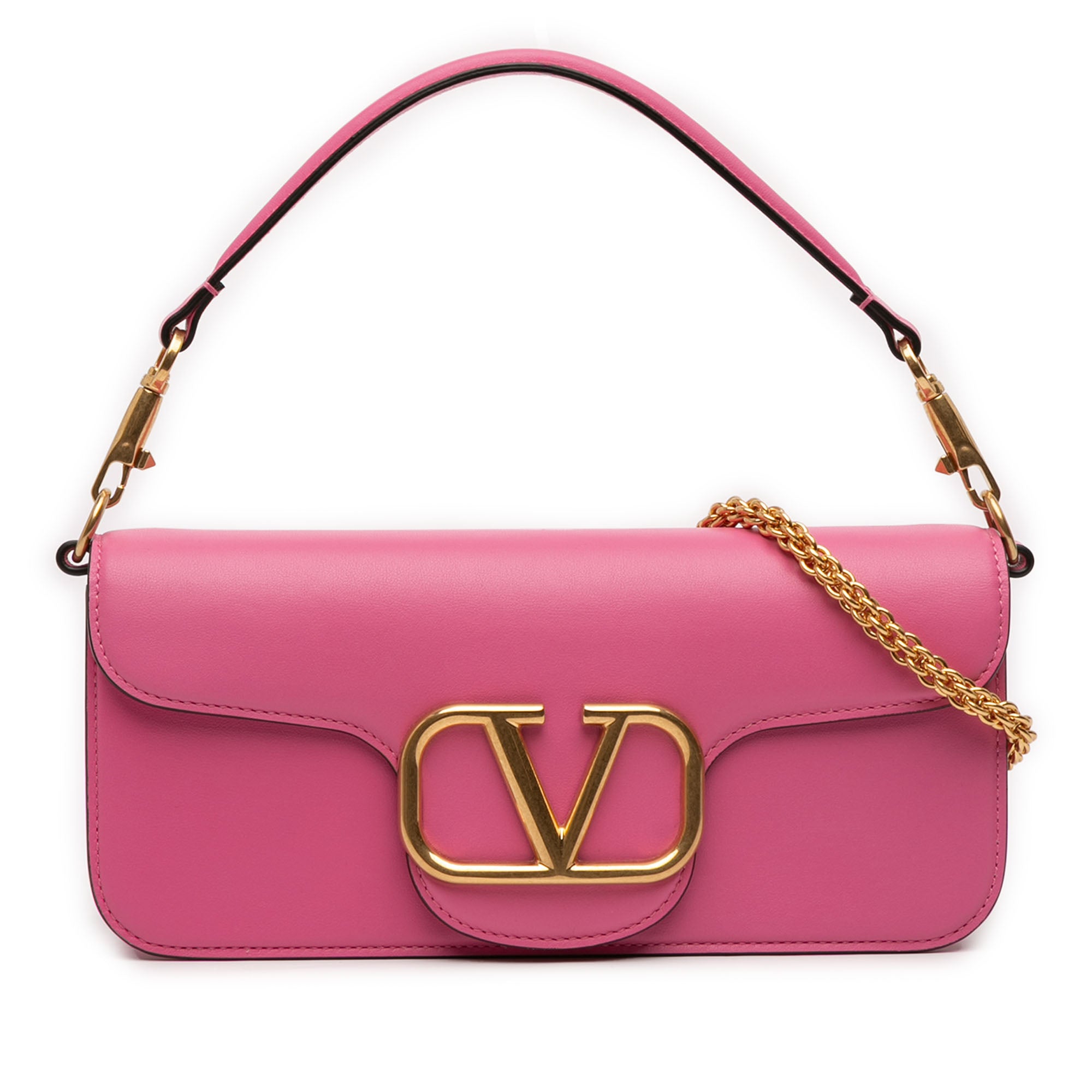 Medium Calfskin VLogo Loco Satchel