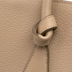 Medium Grained Calfskin Tie Knot Handbag
