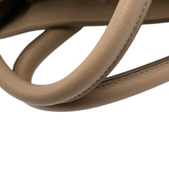 Medium Grained Calfskin Tie Knot Handbag