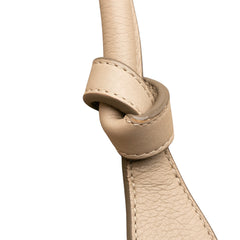 Medium Grained Calfskin Tie Knot Handbag