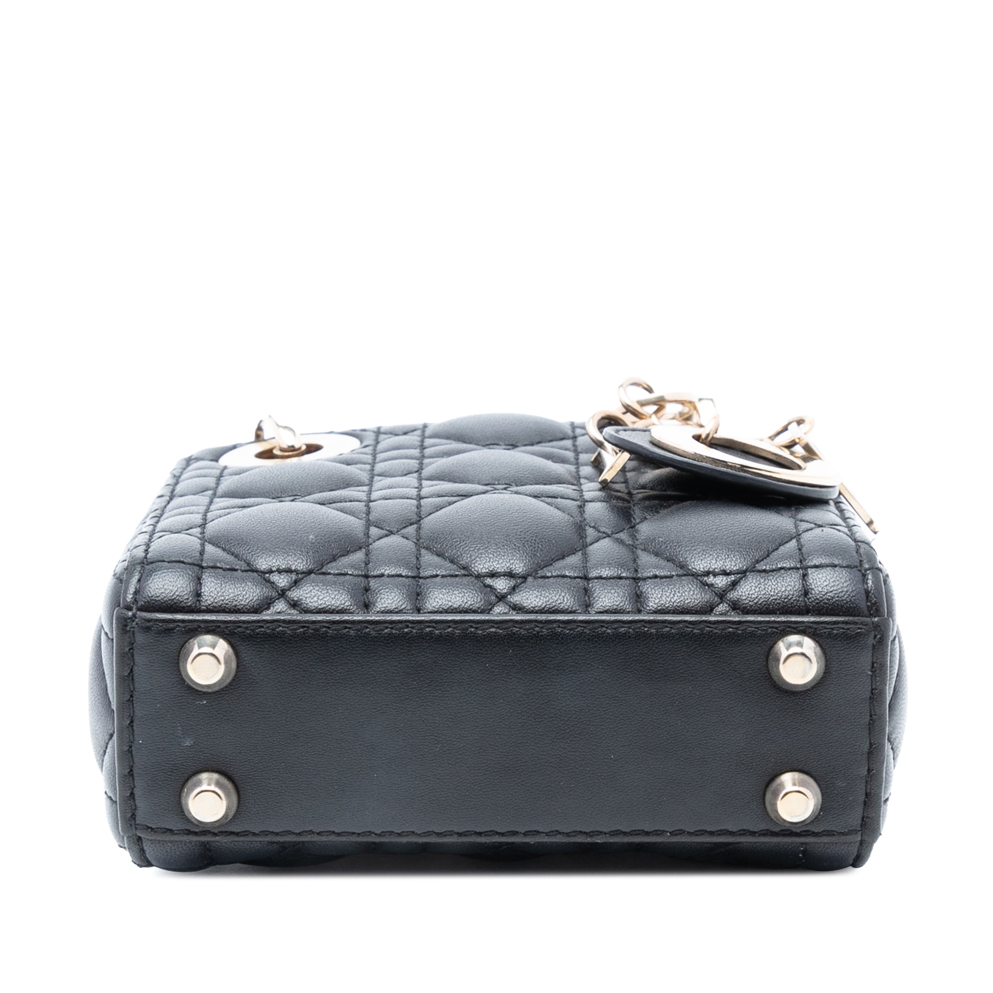 Micro Lambskin Cannage Lady Dior