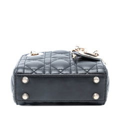 Micro Lambskin Cannage Lady Dior