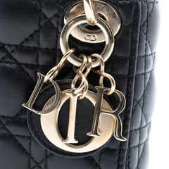 Micro Lambskin Cannage Lady Dior