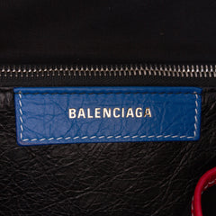 S Lambskin Fringe Bazar Shopper Satchel