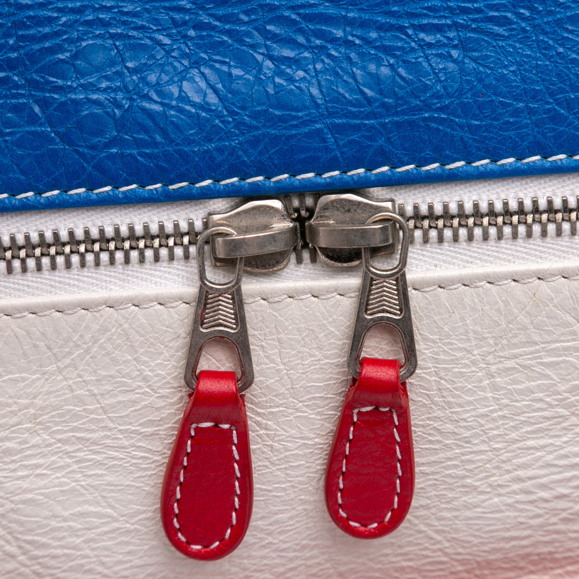 S Lambskin Fringe Bazar Shopper Satchel