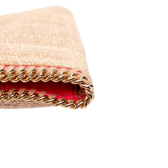 Raffia Falabella Fold Over Clutch