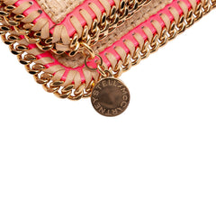 Raffia Falabella Fold Over Clutch