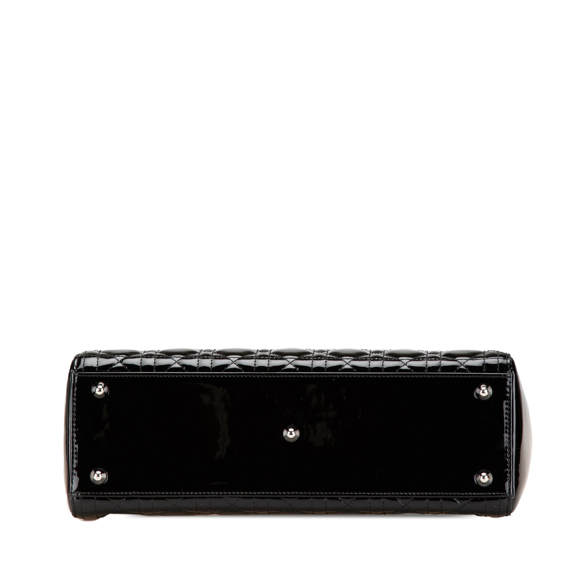 Large Patent Cannage Lady Dior