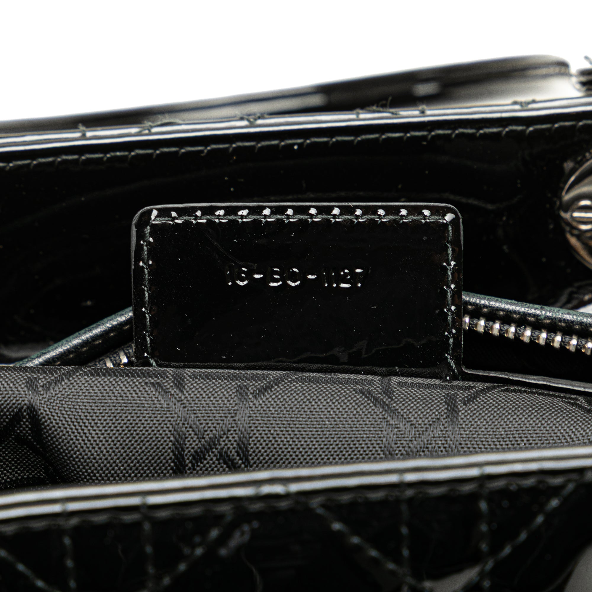 Large Patent Cannage Lady Dior