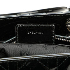 Large Patent Cannage Lady Dior