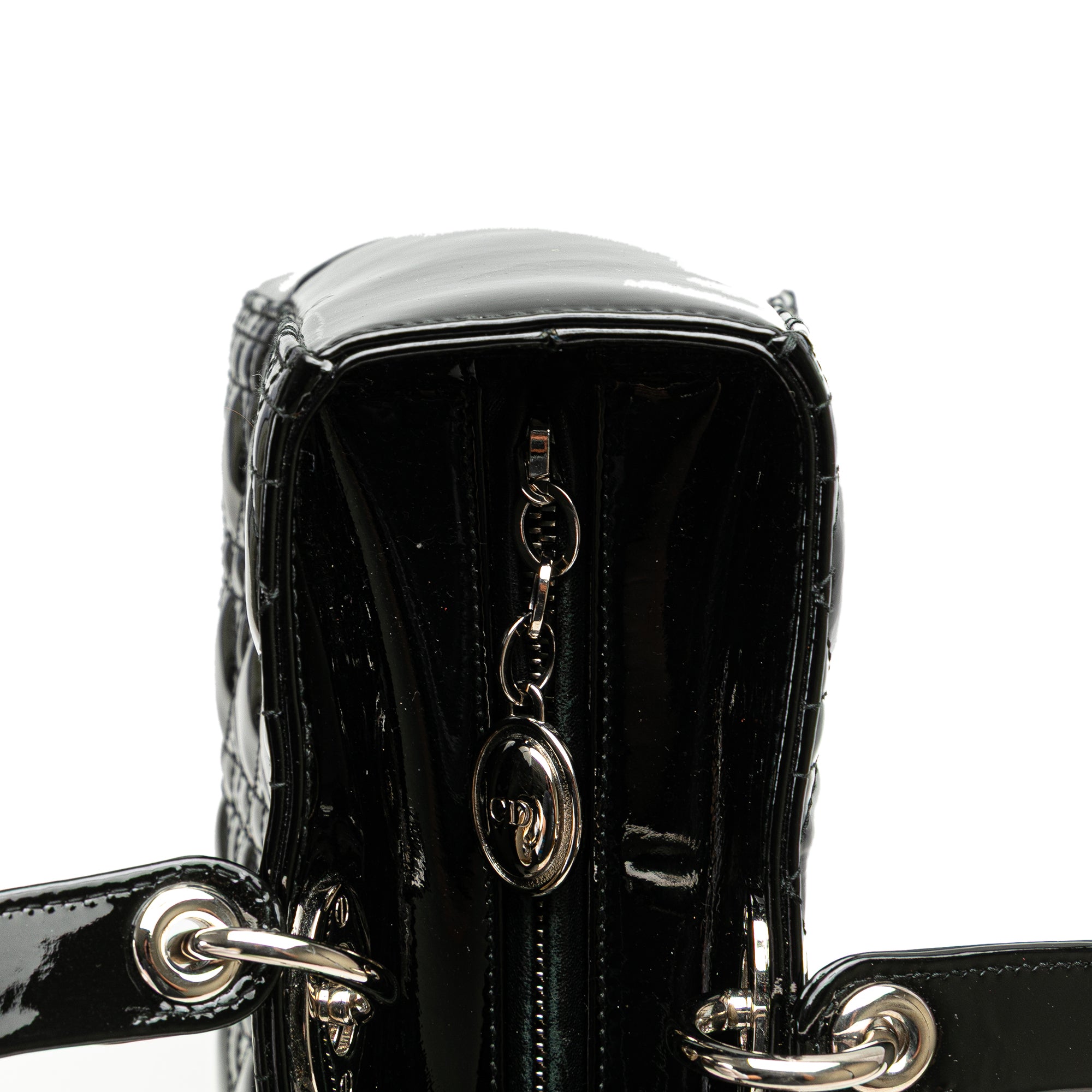 Large Patent Cannage Lady Dior