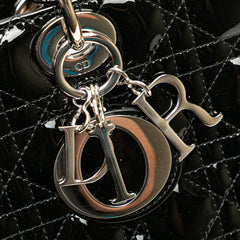 Large Patent Cannage Lady Dior