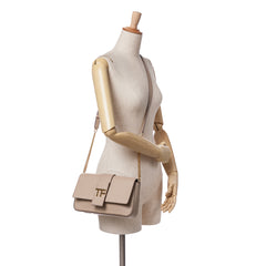 Grained Calfskin TF Flap Crossbody