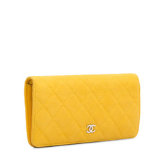 CC Quilted Caviar Long Wallet_1