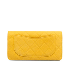 CC Quilted Caviar Long Wallet_3