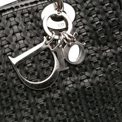 Medium Woven Leather Soft Lady Dior