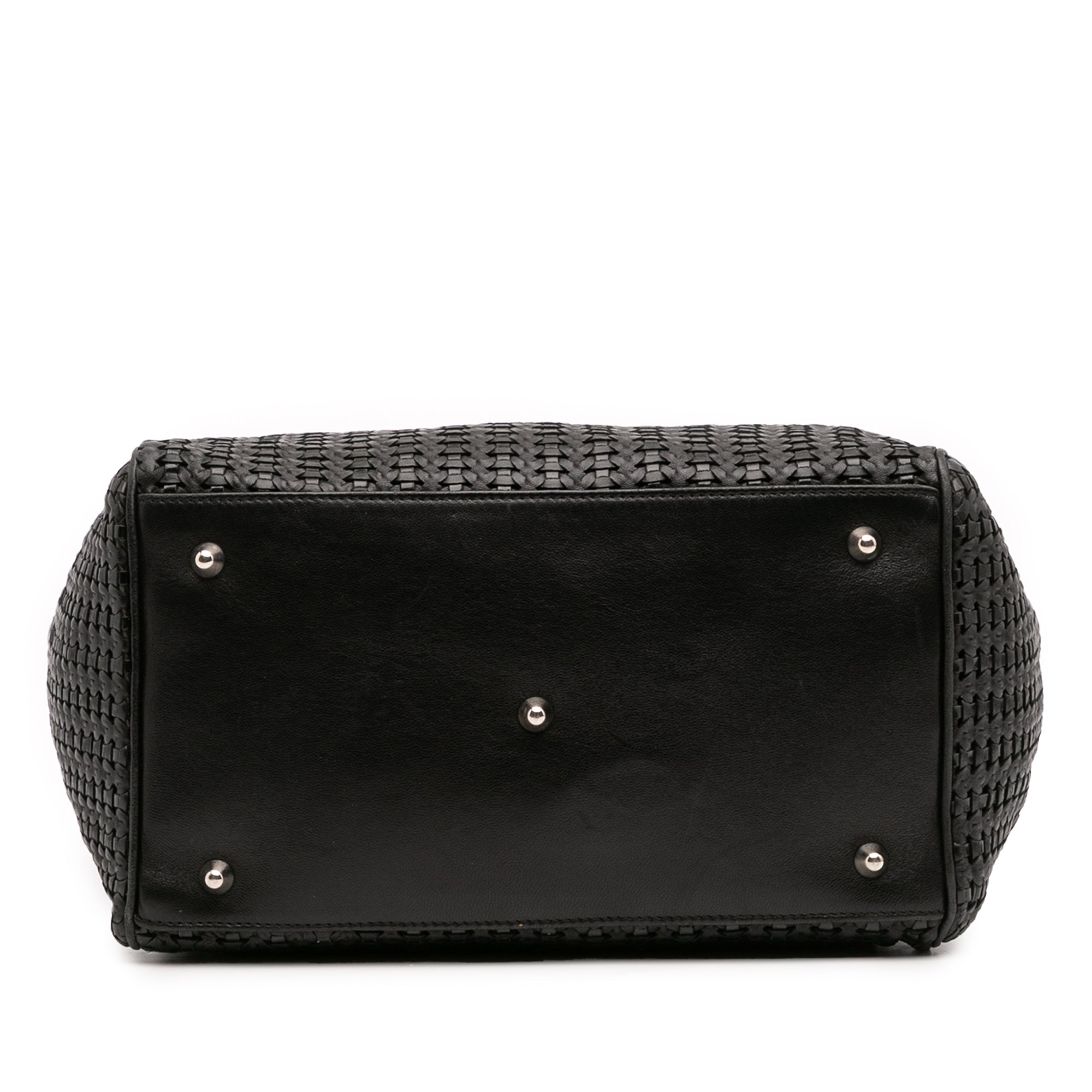 Medium Woven Leather Soft Lady Dior