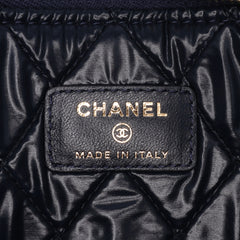 CC Medium Quilted Velvet Cosmetic Case