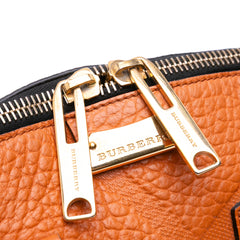 Small Heritage Grain Check Embossed Orchard Bowling Bag