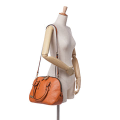 Small Heritage Grain Check Embossed Orchard Bowling Bag