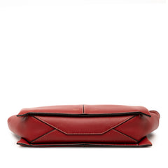 Trifold Leather Clutch On Chain