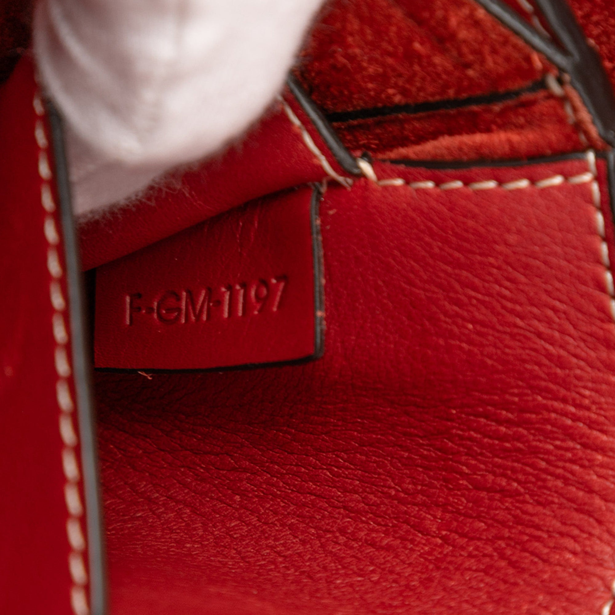 Trifold Leather Clutch On Chain