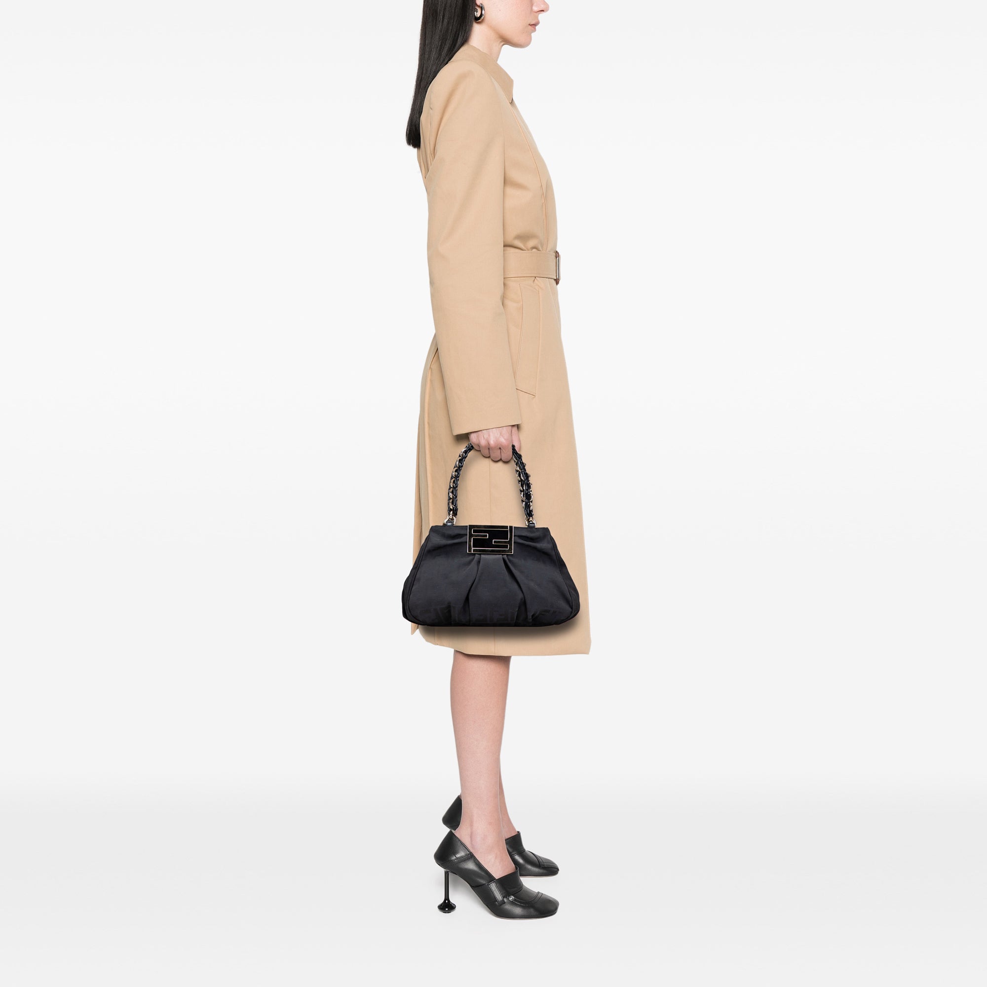 Small Zucca Canvas Mia Chain Tote