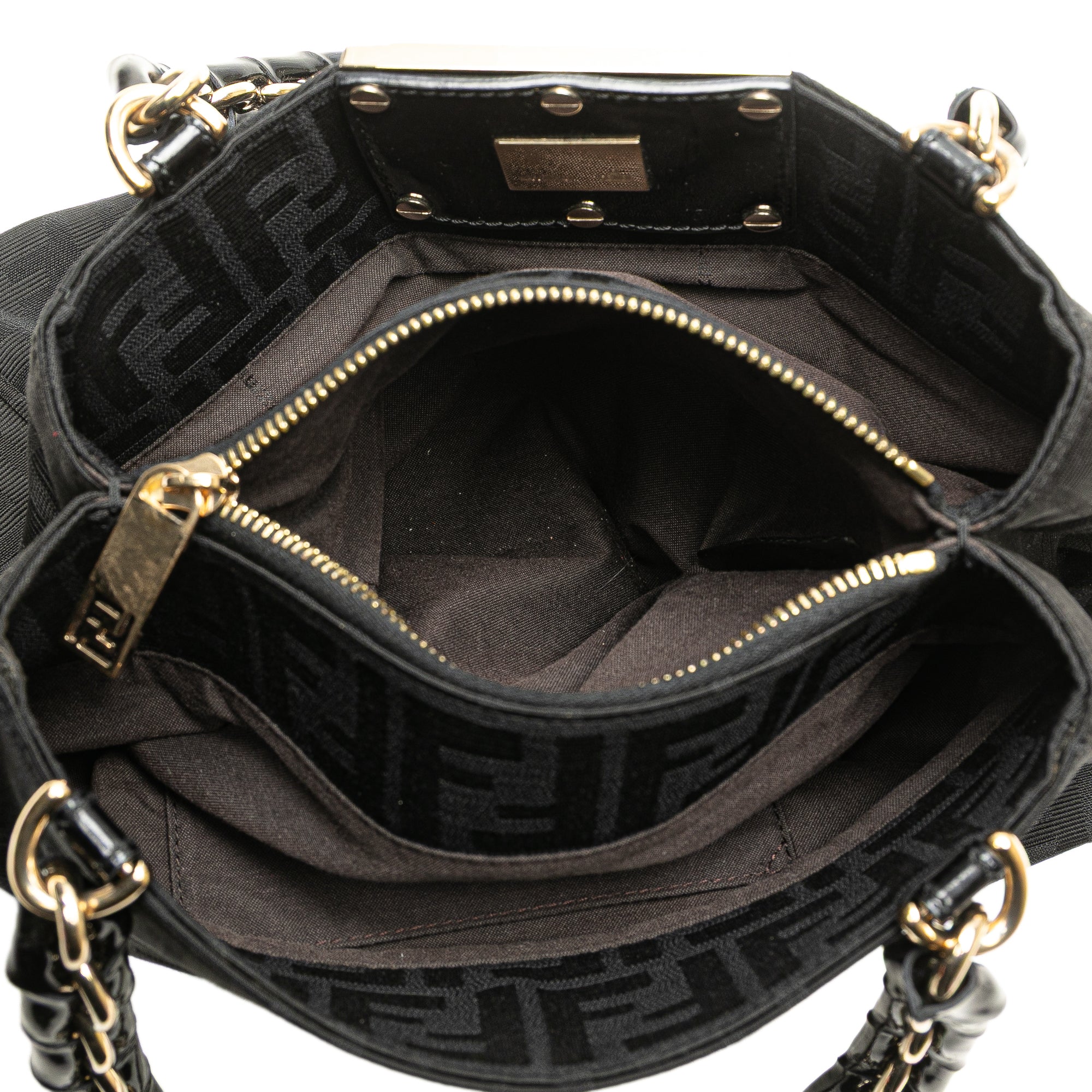 Small Zucca Canvas Mia Chain Tote