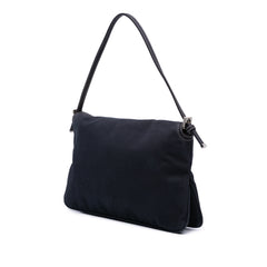 Canvas FF Marble Double Flap Shoulder Bag