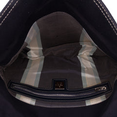 Canvas FF Marble Double Flap Shoulder Bag