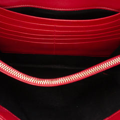 Matelasse Patent Monogram Vicky Chain Wallet