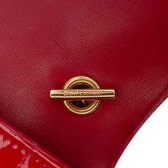 Matelasse Patent Monogram Vicky Chain Wallet