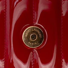 Matelasse Patent Monogram Vicky Chain Wallet