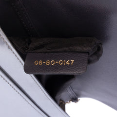 Metallic Patent Microcannage Diorama Wallet on Chain