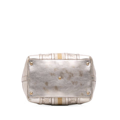 Metallic Guccissima Web Treasure Handbag